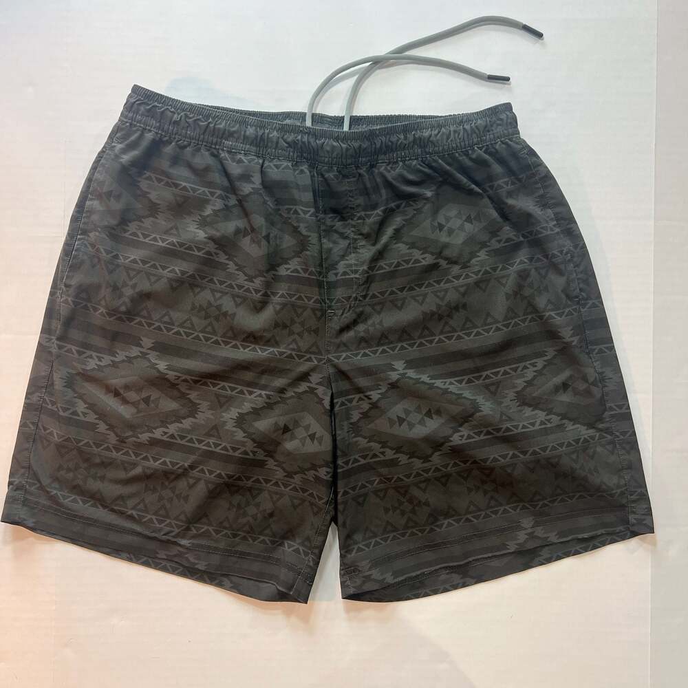 Chubbies The Quests 7" Compression Lined Athlounger Shorts Black Aztec Print L